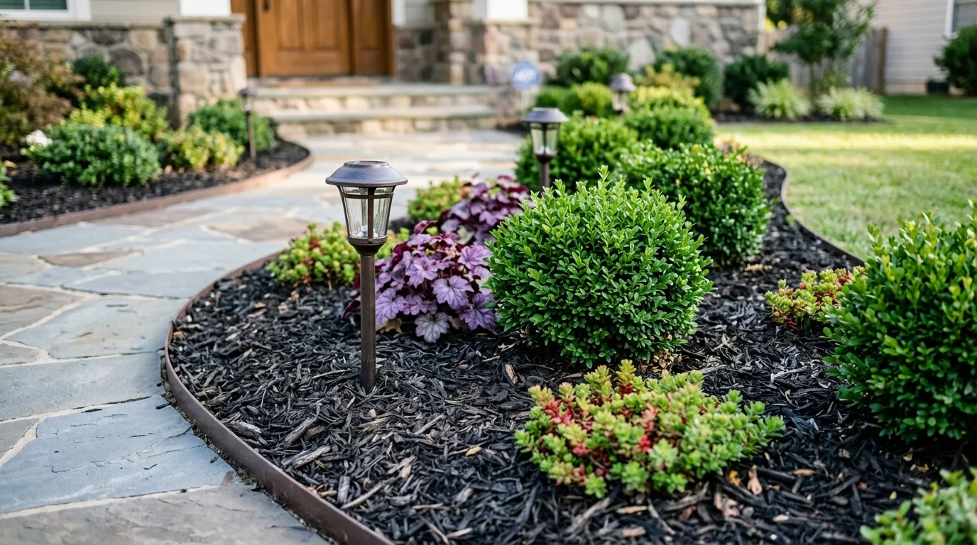 Keep lawn and planting transitions more deliberate inspiration for a front yard landscape.